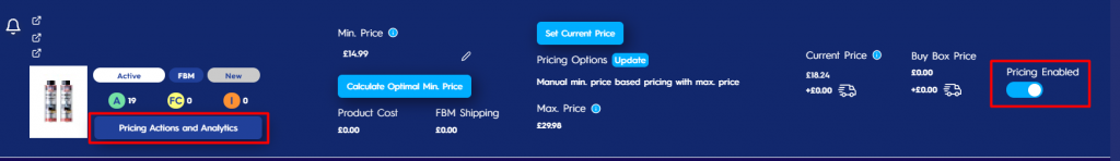 Figure 1 Pricing Actions And Analytics