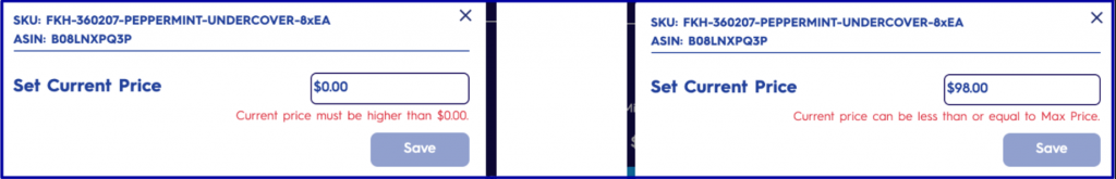 Figure 10 Current Price Errors 1