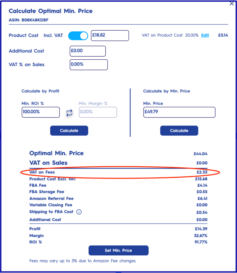 Figure 2 Sum Of Vat Values