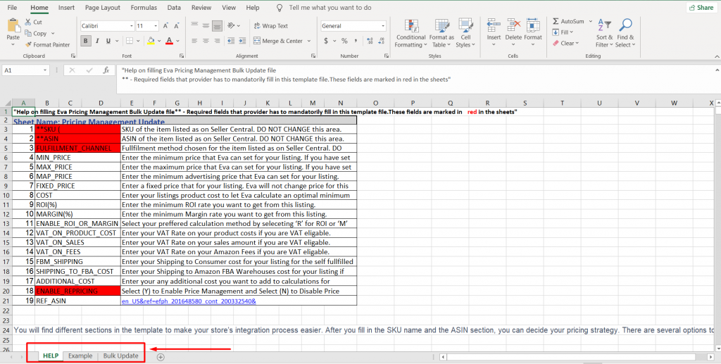 Bulk Update - Eva Three Sheets