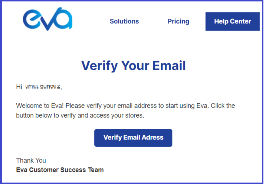 Verification Email 1