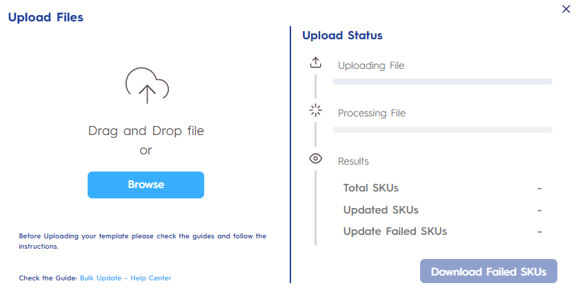 Upload Files Part In Pricing Management