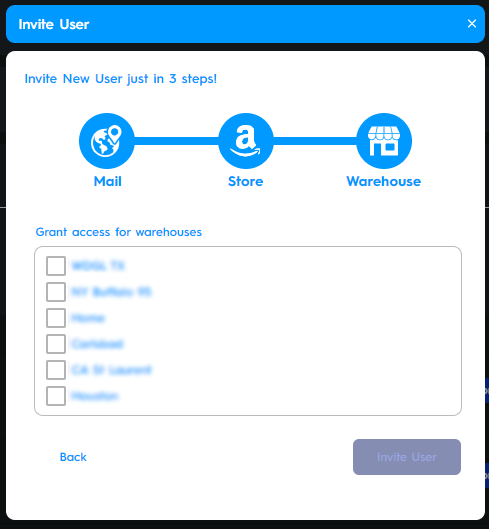 Grant Access To The Warehouse 2