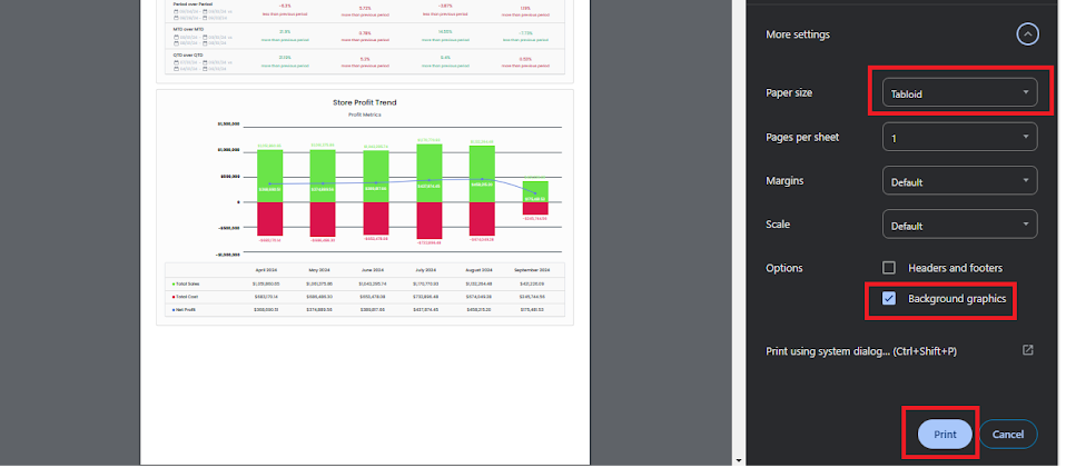 Figure 6 More Options For Export