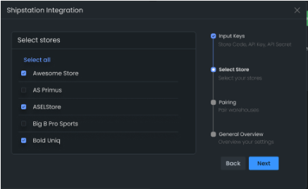 Figure 3 – Selext And Match Stores